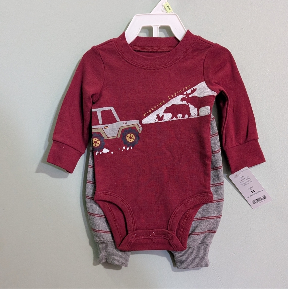 NEW Carters Two Piece Outfit Size 3 Month *BINK